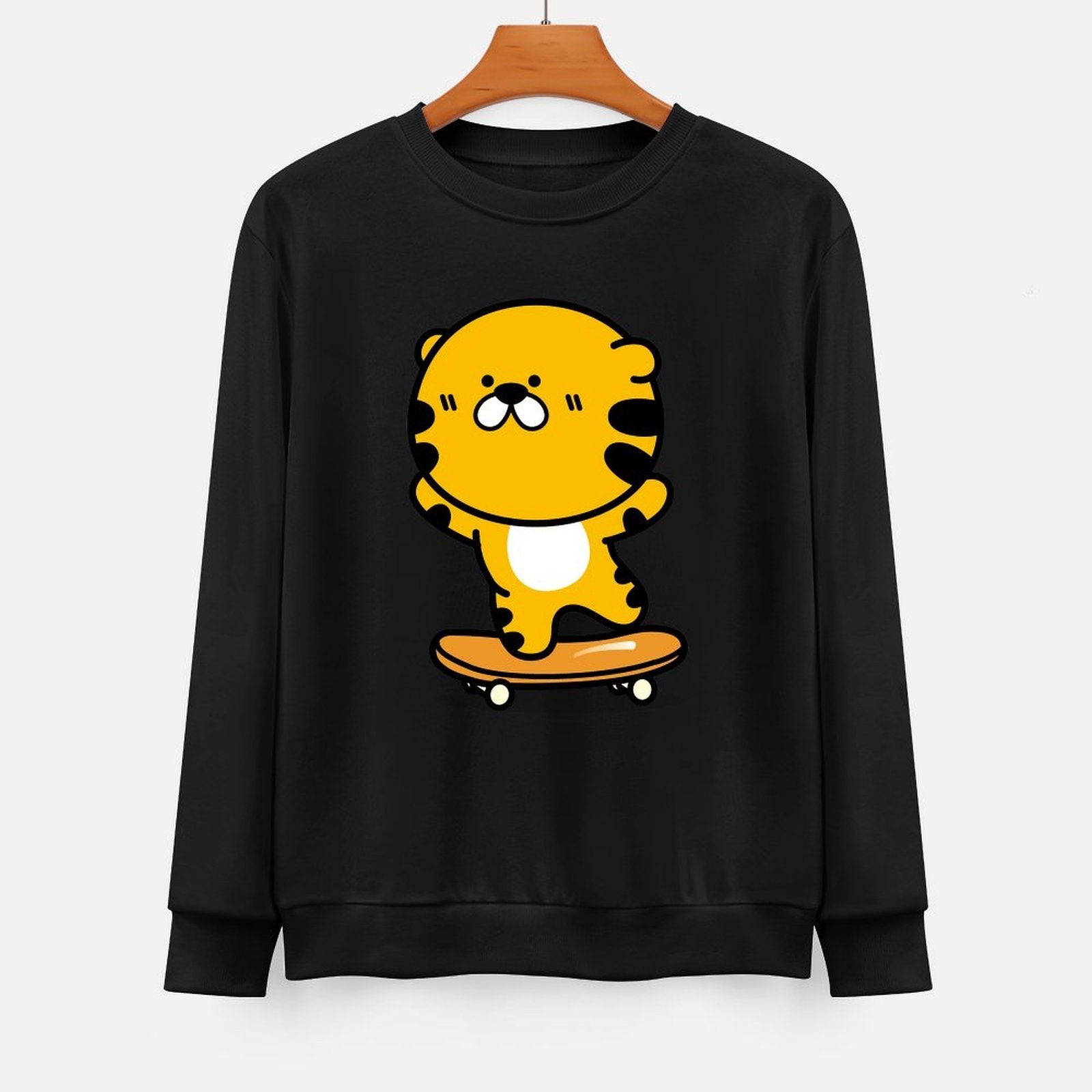 Front Patterned Long Sleeve TopEssential Refined